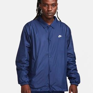 NWT Nike Club Men's Coaches’ Blue Jacket